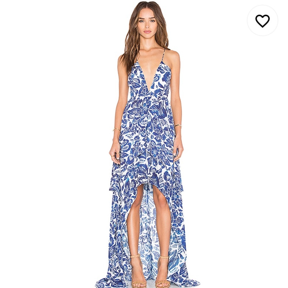 The Jet Set Diaries Indigo Jungle Maxi Dress